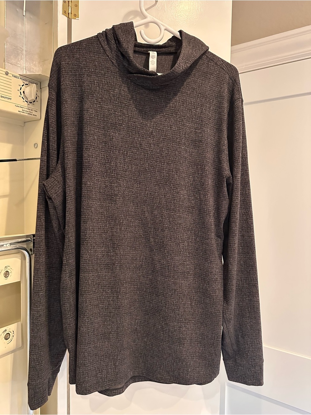 lululemon athletica lightweight, hooded shirt